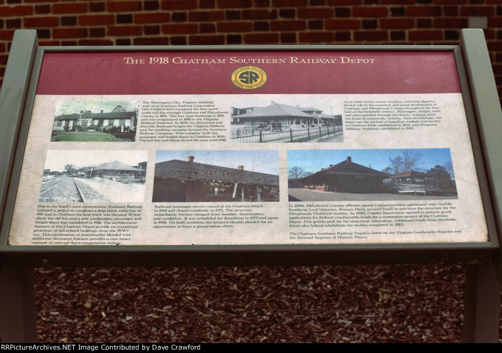 Chatham Depot Historical Description